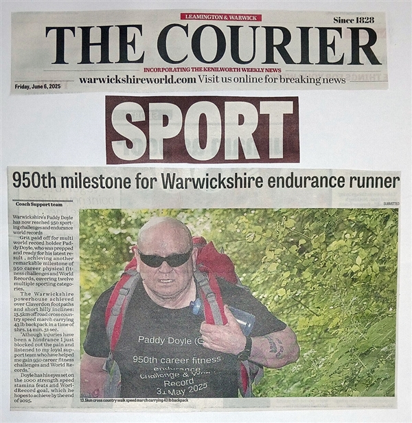 950th Record Press Report